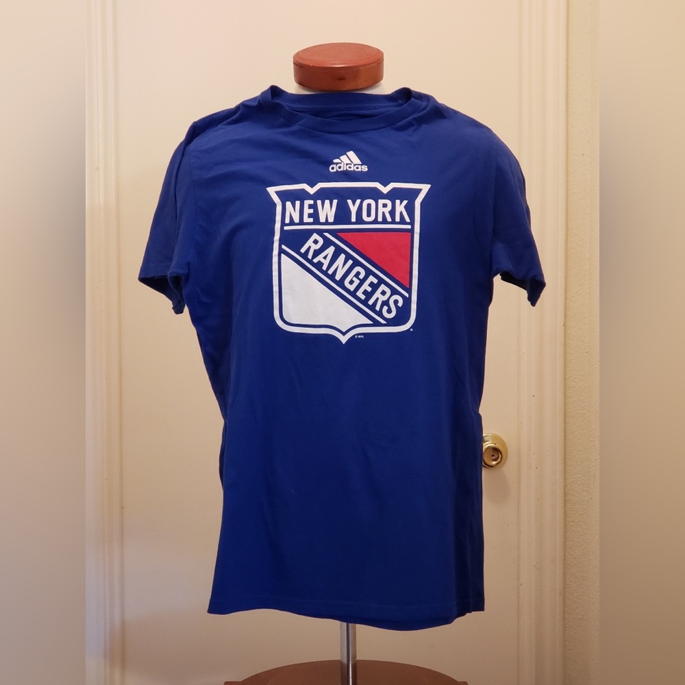 Adidas Men’s New York Rangers Hockey Go To Tee Shirt